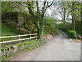 Corner of a reservoir alongside Halifax Bridleway 526