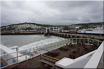 TR3341 : The Spirit of France leaves Dover Harbour by Ian S