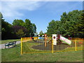 The playground in Haynes Park