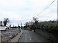 Entrance to a construction site on the outskirts of Killyleagh