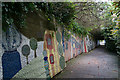 Mosaic wall, Canbury Passage