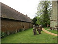 Churchyard and former stables at Manor Farm. Maidford