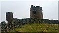 HU5892 : Tower at Brough Lodge, Fetlar by Mike Pennington