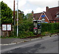 Village phonebox, Llanfair Kilgeddin, Monmouthshire 