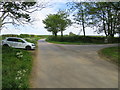 Road at the entrance to Tretheake Manor