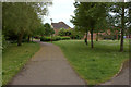 Footpath through Haydon Farm area.