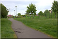 Path leading north through Haydon