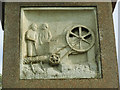 Henry Marsden statue, Woodhouse Moor, Leeds - detail