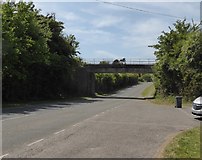 SU3046 : In search of the M&SWJ: bridge over the Amesbury road west of Weyhill by Stefan Czapski