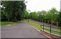 Footpaths on the edge of Dartmouth Park, West Bromwich