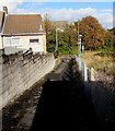 Path descending from Cadoxton railway station, Barry