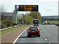 Variable Message Sign on the M6 near Penrith