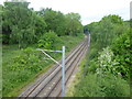 View from a footbridge