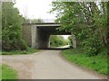 NY9965 : Milkwell Lane passing under the A69 by Graham Robson