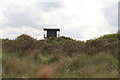 TF4399 : One of several lookout towers in the dunes, Donna Nook air-to-ground weapons range by Chris