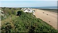 View above Meon Shore Chalets