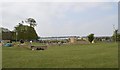 ST7983 : Badminton Horse Trials 2017: cross-country fence 26 - quarry by Jonathan Hutchins