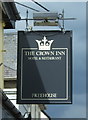 Sign for the Crown Inn, Long Melford