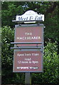 Sign for the Macebearer public house, Bury St Edmunds