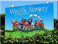 Wycliffe Nursery name sign, Stonehouse