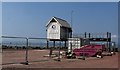 SD4364 : Morecambe Sailing Club race office by Ian Greig