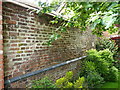 Short section of former kitchen garden wall at Apley Castle