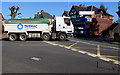 ST3087 : Tarmac lorry in the Handpost area of Newport by Jaggery