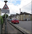 Bilingual warning sign - Hump/Twmpath, Tredegar