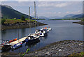 Boats moored at Ballachulish