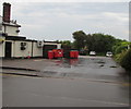 ST3090 : Red Biffa bins, Pillmawr Road, Malpas, Newport by Jaggery