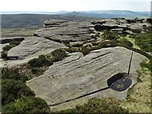 SK2285 : Grouse basin No.15, Stanage Edge by Neil Theasby
