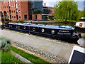 Modern narrowboat