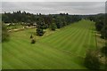 NJ7212 : Mowed Lawns at Castle Fraser, Aberdeenshire by Andrew Tryon