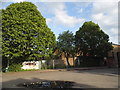 The bus entrance to Ashlawn School