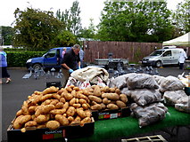 H4374 : New potatoes, Omagh Variety Market by Kenneth  Allen