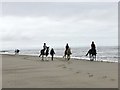 SD2606 : Horse-riding on Formby Beach by Jonathan Hutchins