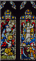 Stained glass window, St Helen