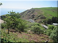 Looking down towards Berriedale from the A9