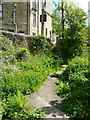The south-eastern end of the Foster Mill Dams footpath, Hebden Bridge