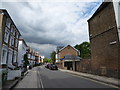 Looking north-east along St John