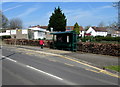 Henllys Way bus stop and shelter, Cwmbran