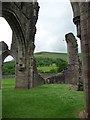 SO2827 : North transept from the south transept, Llanthony Priory by Christine Johnstone