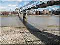TQ3280 : Millennium Bridge from the South Bank, London by Christine Matthews