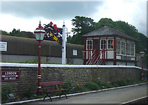SD8163 : Signal box, Settle Railway Station by JThomas