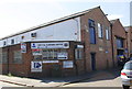 Tyre outlet at junction of Conduit Street and Slate Street