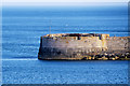 SY7074 : Inner Pierhead Fort , Portland Harbour by David Dixon