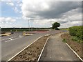 New roundabout on Netherton Lane, Bedlington