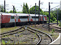 Virgin train at Darlington railway station