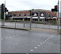 Rover Way pelican crossing, Cardiff