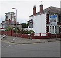 A4119 directions sign, Grangetown, Cardiff